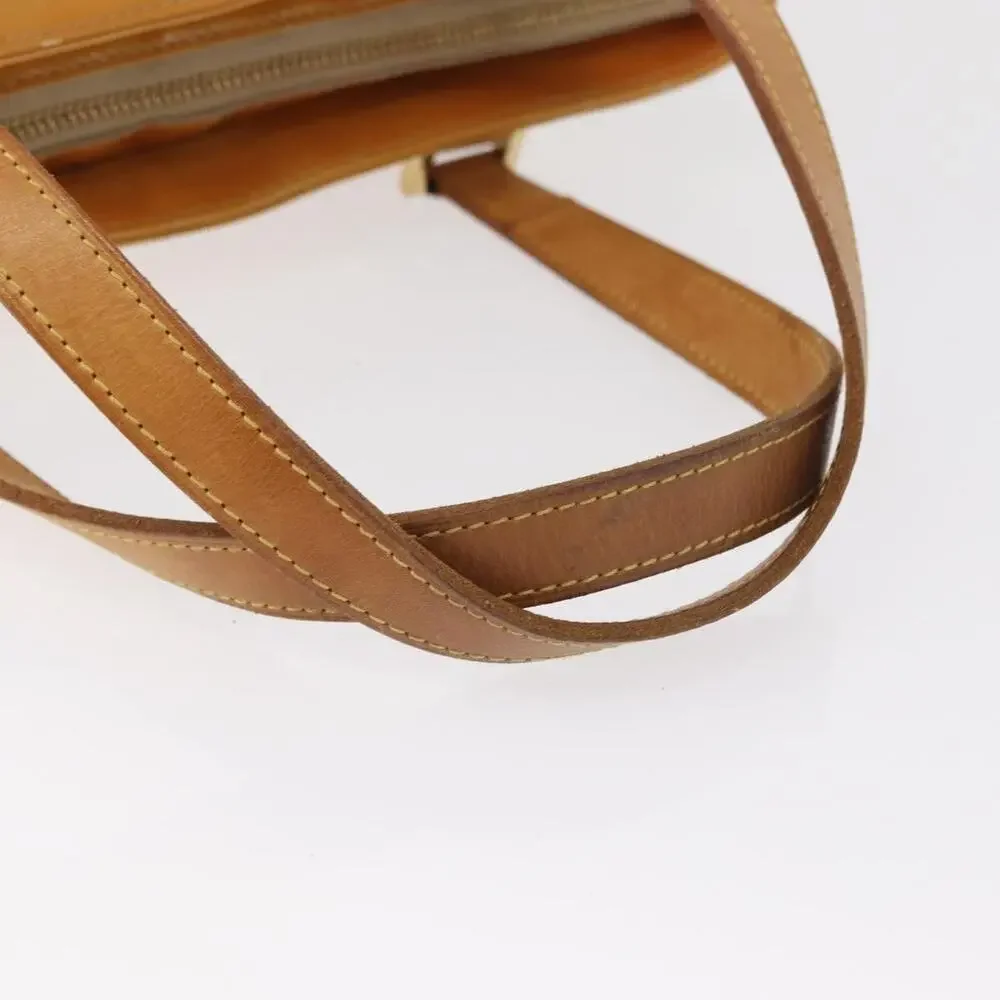 Louis Vuitton Monogram Vernis Houston Handbag Beige